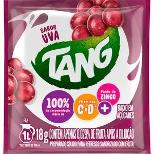 Refresco em Pó Tang Uva Envelope com 18g