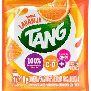 Refresco em Pó Tang Laranja Envelope com 18g