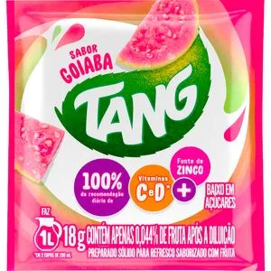Refresco em Pó Tang Goiaba Envelope com 18g