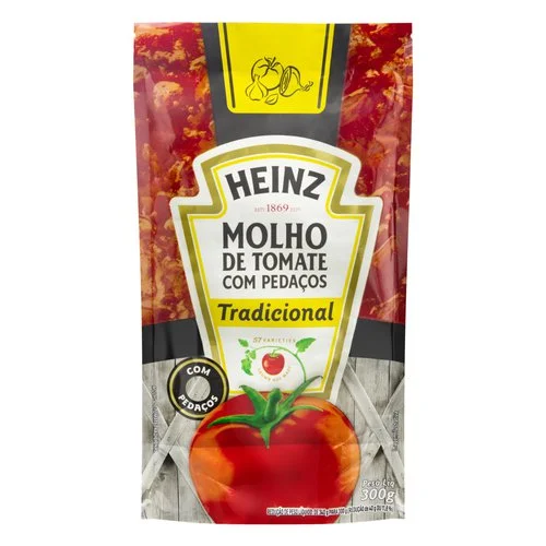 MOLHO DE TOMATE HEINZ 240G SACHE TRADICIONAL