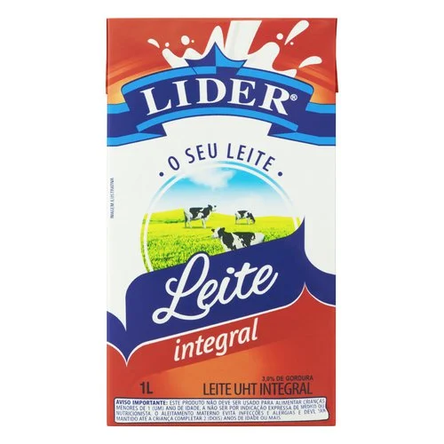 Leite UHT Lider 1L Integral