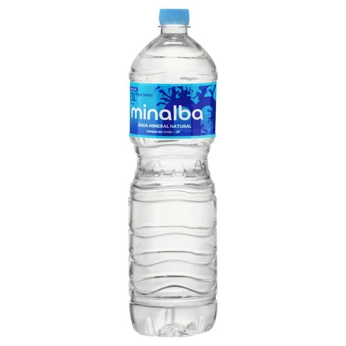 Água Mineral Natural sem Gás Minalba Garrafa 1,5l