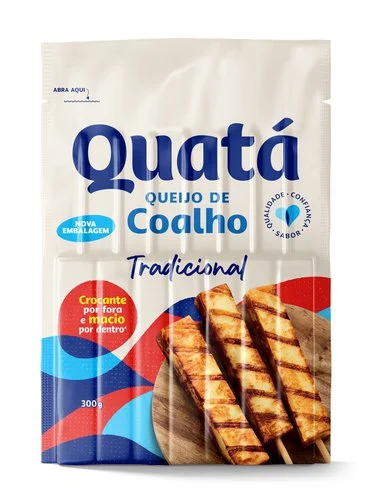 Queijo De Coalho Quata 300g Espeto Tradicional
