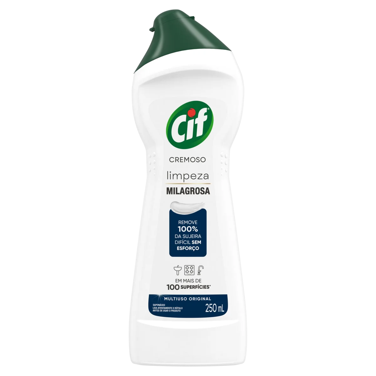 Cif Cremoso Limpeza Milagrosa Remove 100% Da Sujeira 250 Ml