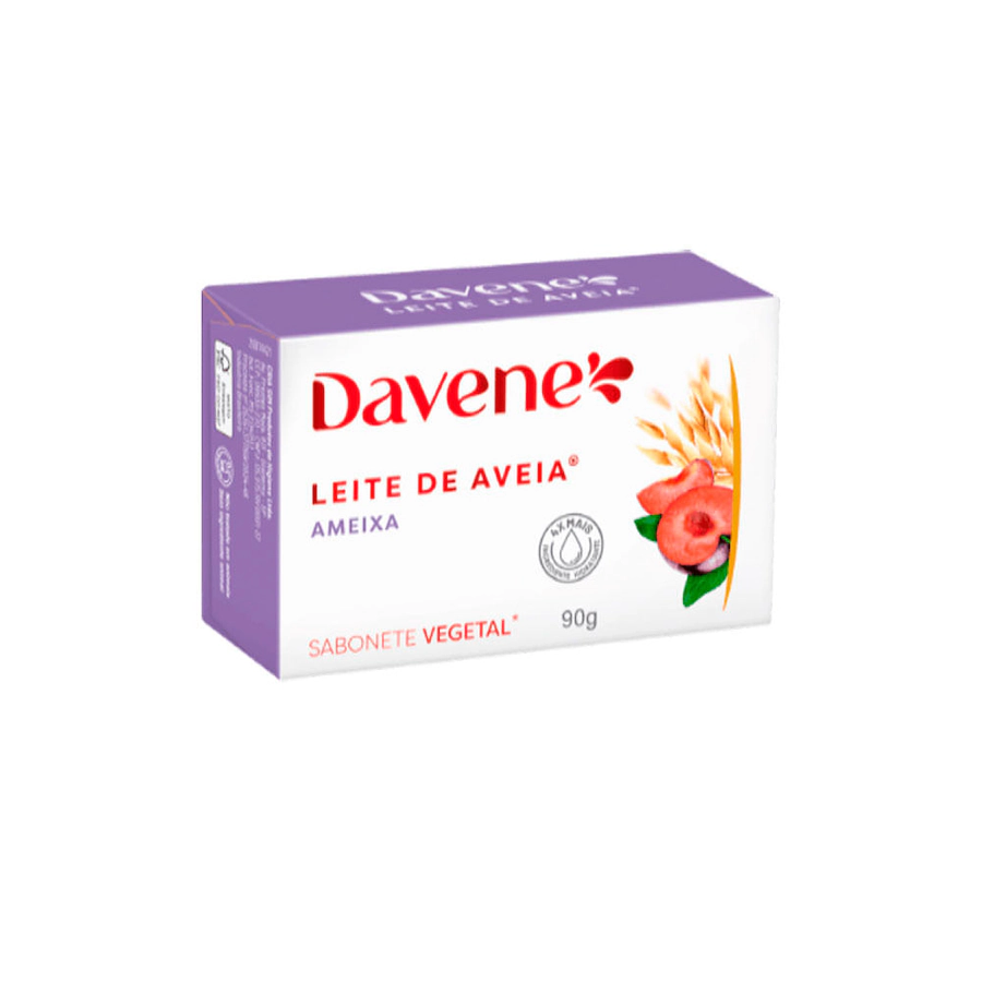 Sabonete Leite De Aveia Davene Ameixa 90g