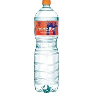 Água Mineral Natural com Gás Minalba Garrafa 1,5l
